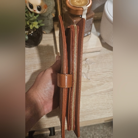 SOLD🧡 Coach Coated Canvas Tan Rust Signature Cary Shoulder Bag & Wallet Bundle - Picture 16 of 16